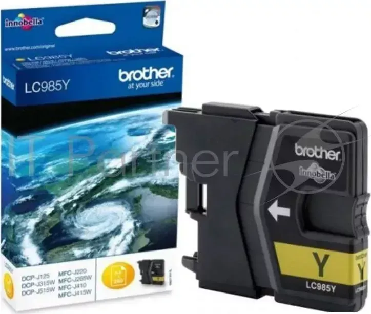 Картридж струйный BROTHER LC985Y желтый для