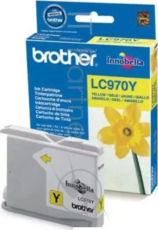 Картридж струйный BROTHER LC970Y yellow for DCP 135C/150C, MFC 235C/265C