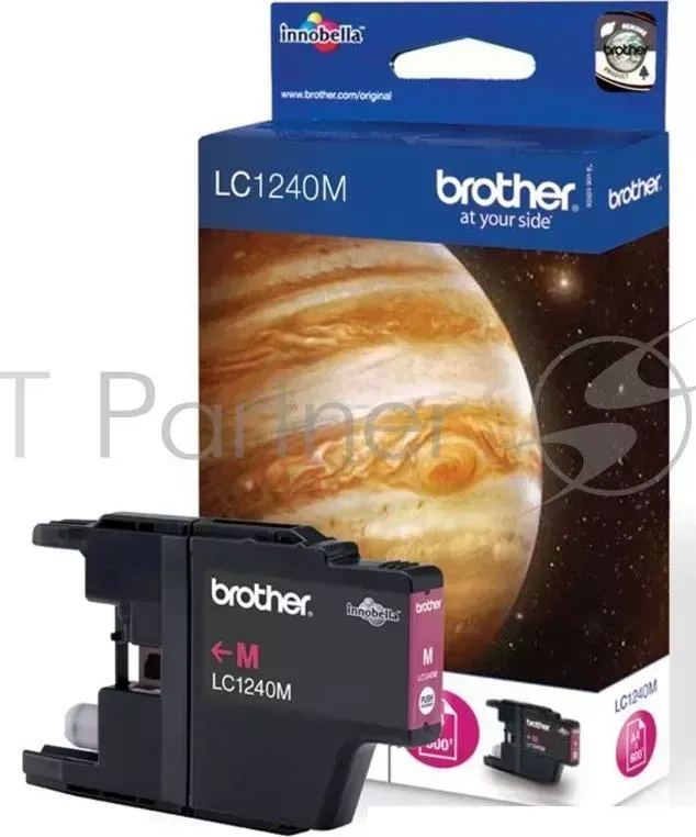 Картридж струйный BROTHER LC1240M пурпурный для