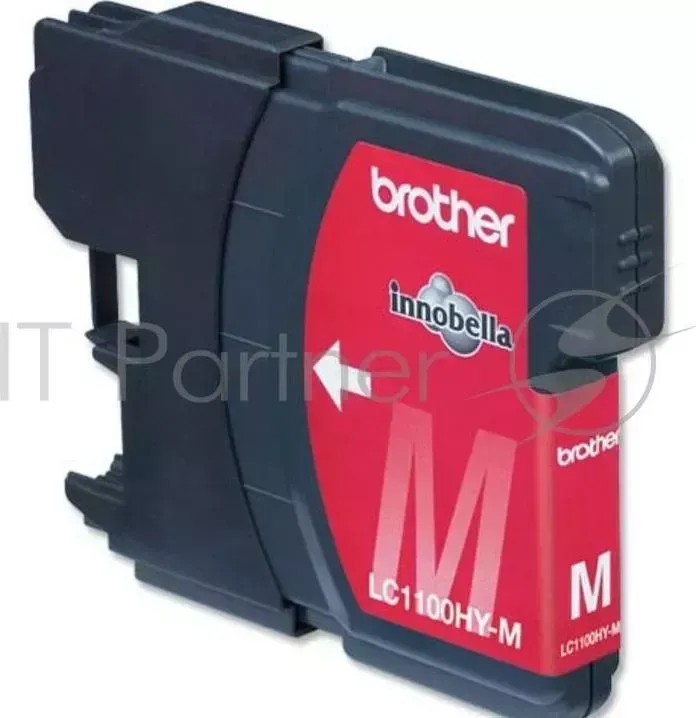 Картридж струйный BROTHER LC1100M пурпурный для