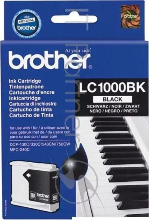 Картридж струйный BROTHER LC1100BK черный для