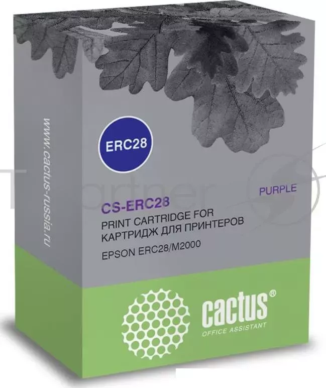 Картридж ленточный CACTUS CS ERC28 фиолетовый для Epson ERC28/M2000