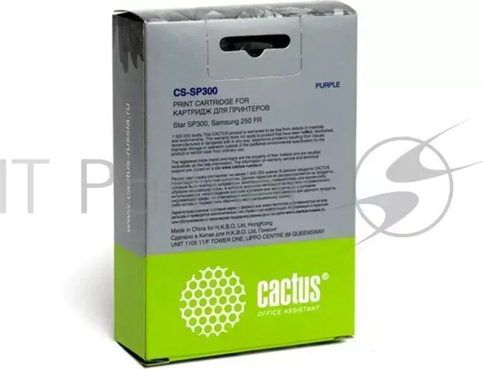 Картридж ленточный CACTUS CS SP300 пурпурный для Star SP300/Samsung 250 FR 2000000 signs