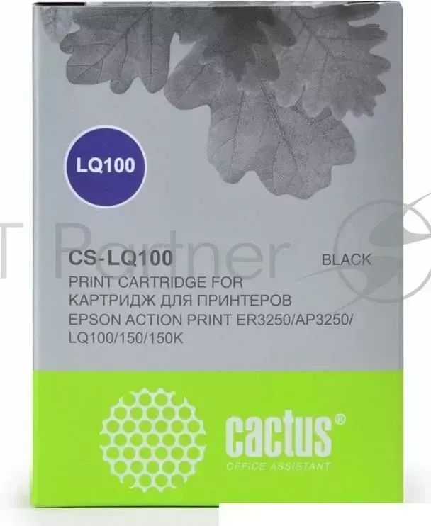 Картридж ленточный CACTUS CS LQ100 черный для Epson LQ 100/ActionPrinter AP 3250 2000000 signs