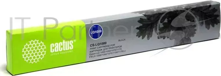 Картридж матричный CACTUS CS LQ1000 для Epson LQ 1000/1050/1070/1170, ресурс 3 000 000 зн,black
