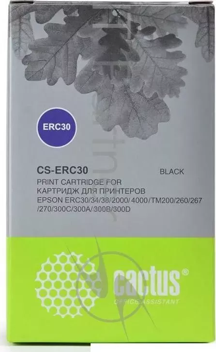 Картридж матричный CACTUS CS-ERC30 для Epson ERC 30/34/38 black