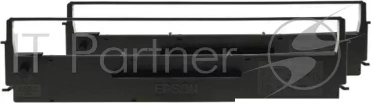 Картридж ленточный EPSON C13S015614BA черный для LX 300/300