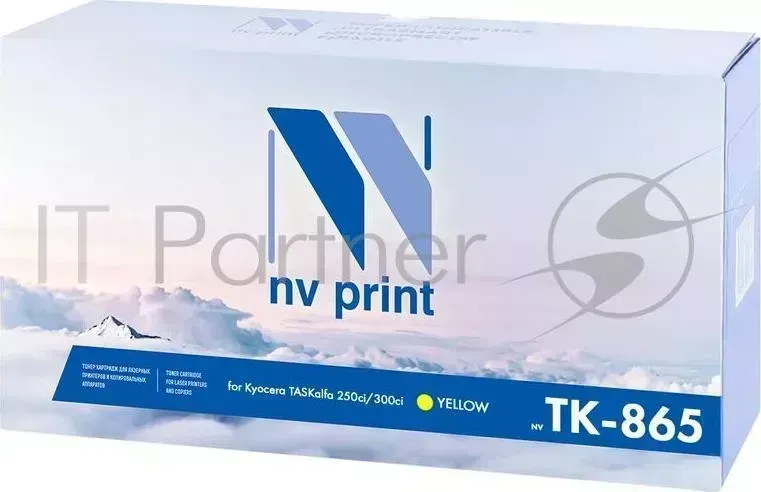 Картридж NVPrint совместимый Kyocera TK 865 Yellow для TASKalfa 250ci/300ci 12000k