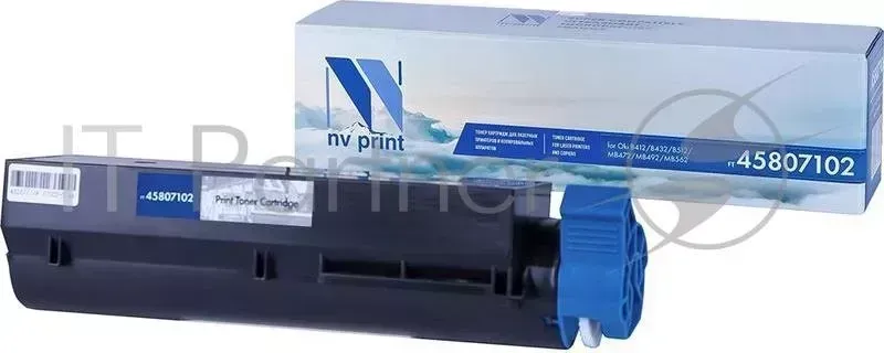 Картридж NVPrint совместимый Oki 45807102 для B412/B432/B512/MB472/MB492/MB562 (3000k)