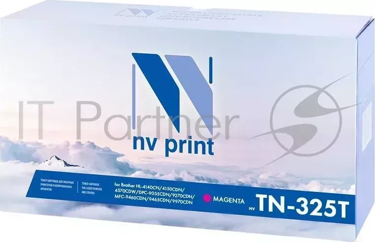Картридж NVPrint совместимый Brother TN 325T Magenta для HL 4140CN/4150CDN/4570CDW/DPC 9055CDN/9270CDN/MFC 9460CDN/9465CDN/9970CDN 3500k