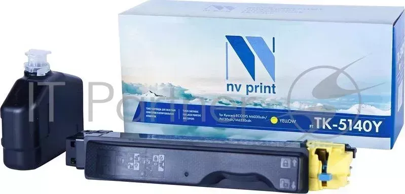 Картридж NVPrint совместимый Kyocera TK 5140 Yellow для ECOSYS M6030cdn/P6130cdn/M6530cdn 5000k