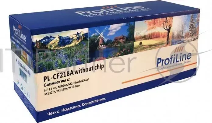 Картридж PL-CF218A (№18A) для принтеров HP LJ Pro M104a/M104w/M132a/M132fn/M132fw/M132nw 1400 копий (без чипа) PROFILINE HP LJ fiLine