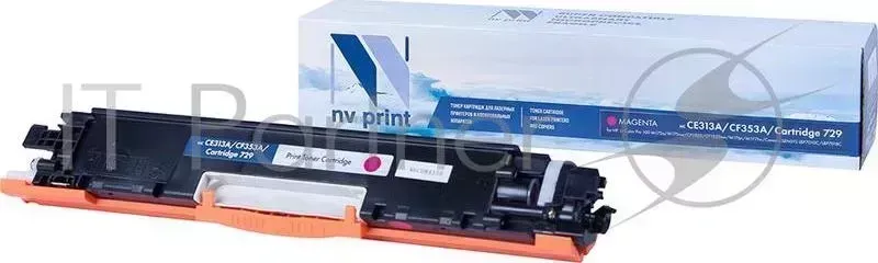 Картридж NVPrint совместимый HP CE313A/CF353A/Canon 729 Magenta для LaserJet Color Pro 100 M175a/M175nw/CP1025/CP1025nw/M176n/M177fw/Canon i SENSYS LBP7010C/LBP7018С