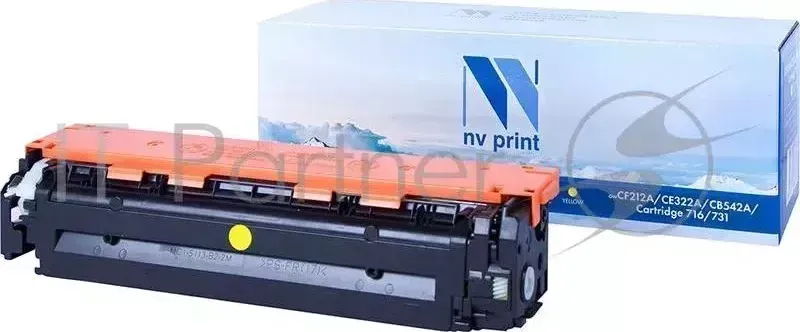 Картридж NVPrint совместимый HP CF212A/Canon 731 Yellow для LaserJet Color Pro M251n/M251nw/M276n/M276nw/Canon LBP 7100Cn/7110Cw 1800k