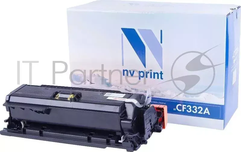 Картридж NVPrint совместимый HP CF332A Yellow для LaserJet Color M651dn/M651n/M651xh 15000k
