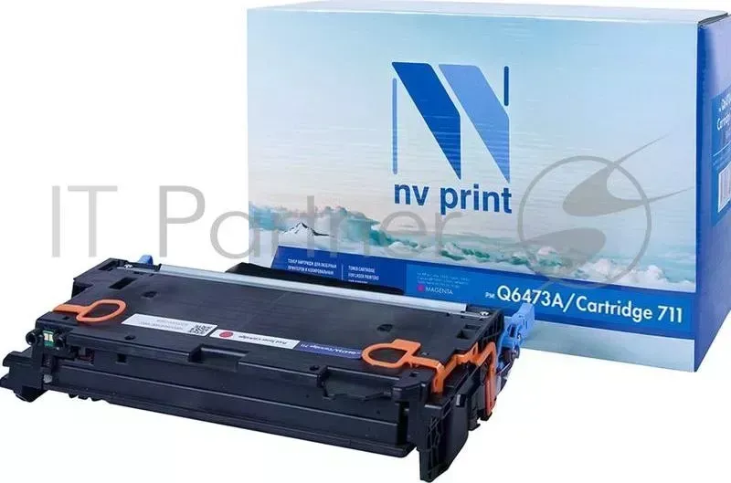 Картридж NVPrint совместимый HP Q6473A/Canon 711 Magenta для LaserJet Color 3505/3505x/3505n/3505dn/3600/3600n/3600dn/3800/3800n/3800dn/3800dnt/Canon LBP 5300/5360/MF