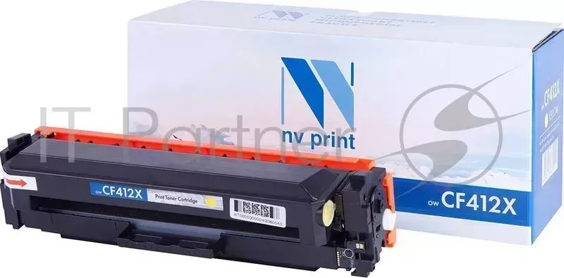Картридж NVPrint совместимый для LJ Pro M477fdn/M477fdw/M477fnw/M452dn/M452nw CF412X Yellow 5 000k