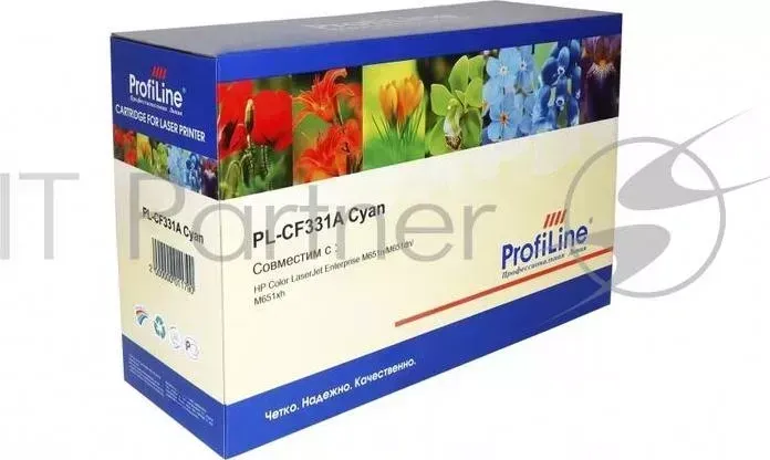 Картридж PL-CF331A №654A для принтеров HP CLJ Enterprise M651dn/651n/651xh 15000 копий Cyan PROFILINE HP ProfiLine