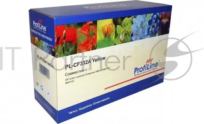 Картридж PL-CF332A №654A для принтеров HP CLJ Enterprise M651dn/651n/651xh 15000 копий Yellow PROFILINE HP ProfiLine