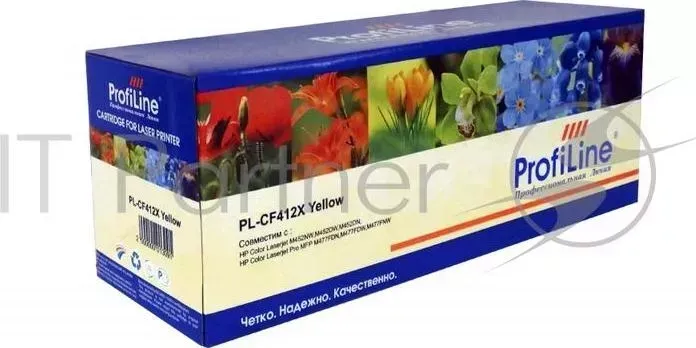 Картридж PL-CF412X №410X для принтеров HP LaserJet Pro M477/M452 Yellow 5000 копий PROFILINE HP fiLine