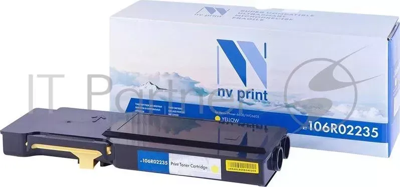 Картридж NV Print совместимый Xerox 106R02235 Yellow для Phaser 6600/WC6605 (6000k) NVPrint NVP 6000k