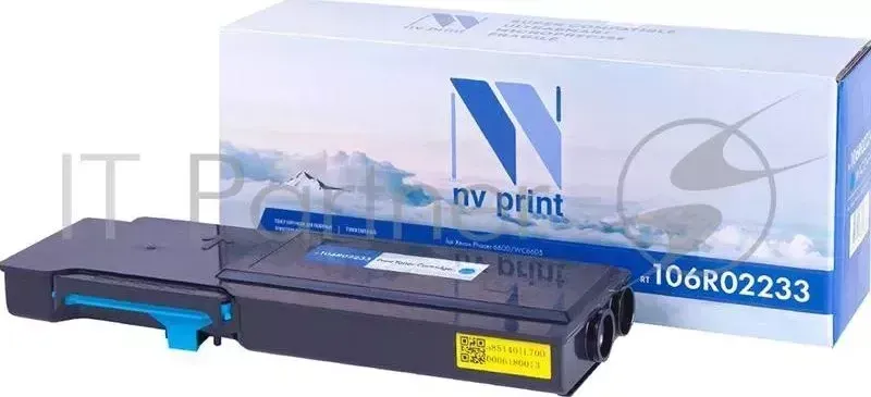 Картридж NV Print совместимый Xerox 106R02233 Cyan для Phaser 6600/WC6605 (6000k) NVPrint NVP 6000k