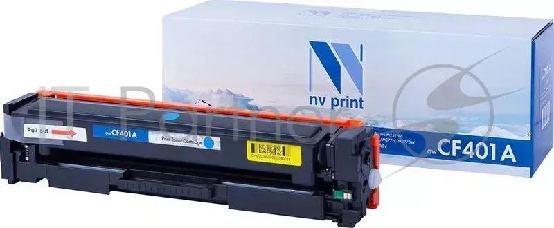 Картридж NV Print совместимый HP Laser Jet Pro M252, MFP M277 CF401A Cyan (1400k) NVPrint NVP HP 1400k