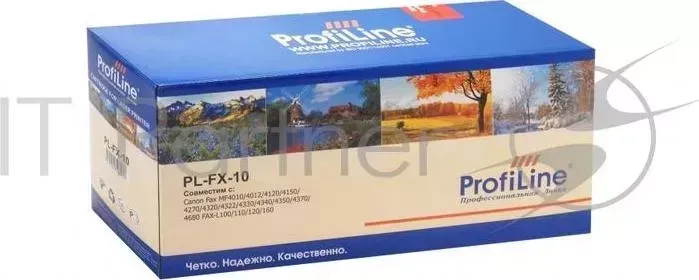 Картридж PL-FX-10 для принтеров Canon Fax MF4010/4012/4120/4150/4270/4320/4322/4330/4340/4350/4370/4680 FAX-L100/110/120/160 2000 копий PROFILINE ProfiLine
