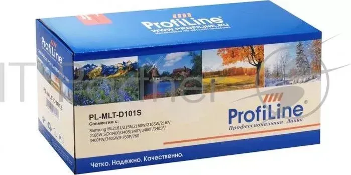 Картридж PL-MLT-D101S для принтеров Samsung ML2161/2156/2160W/2165W/2167/2168W SCX3400/3405/3407/3400F/3405F/3400FW/3405W/F760P/760 1500 копий ProfiLinе