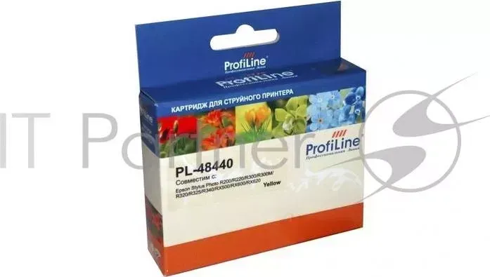 Картридж PL-48440 для принтеров Epson StylusPhoto R200/R220/R300/R300M/R320/R325/R340/RX500/RX600/RX620 Yellow водн PROFILINE ProfiLine