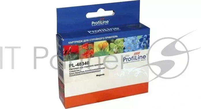 Картридж PL-48340 для принтеров Epson StylusPhoto R200/R220/R300/R300M/R320/R325/R340/RX500/RX600/RX620 Magenta водн PROFILINE ProfiLine