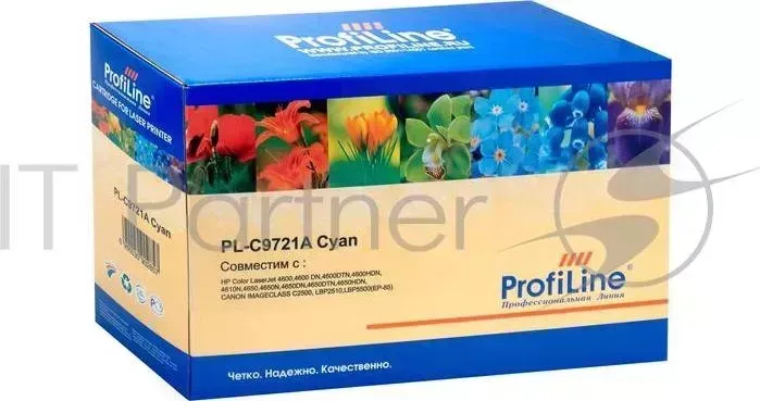 Картридж PL-C9721A для принтеров HP LJ 4600/4600n/4600dn/4600dtn/4600hdn/4650/4650n/4650dn/4650dtn/4650hdn/Canon ImageClass C2500/LBP2510/5500 Cyan 80 PROFILINE HP LJ 8000 копий