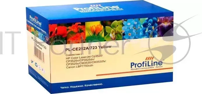 Картридж PL-CE252A/723 для принтеров HP Color LaserJet CP3520/CP3525n/CP3525dn/CP3525x/CM3530/CM3530fx/ Canon LBP7750cdn Yellow 7000 копий PROFILINE HP ProfiLine