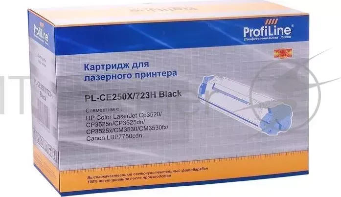 Картридж PL-CE250X/723H для принтеров HP Color LaserJet CP3520/CP3525n/CP3525dn/CP3525x/CM3530/CM3530fx/ Canon LBP7750cdn Black 10500 копий PROFILINE HP ProfiLine