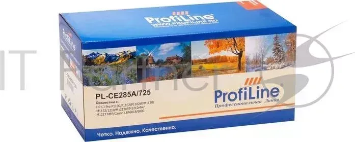 Картридж PL-CE285A/725 для HP LJ Pro P1100/P1102/P1102W/M1130/M1132/1210/M1212nf/M1212nfw/M1217 MFP/Canon LBP6018/6000 1600 копий PROFILINE HP LJ fiLine