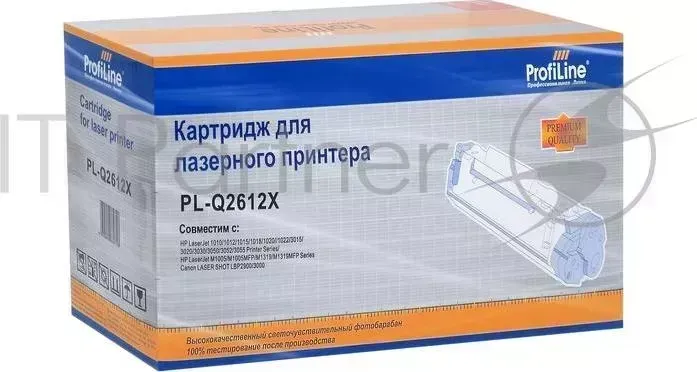 Картридж PL-Q2612X для принтеров HP LJ 1010/1012/1015/1018/1020/1022/3015/3020/3030/3050/3052/3055/M1005/M1005MFP/M1319/M1319MFP Series Canon LBP2900/ PROFILINE HP LJ 3000 3000