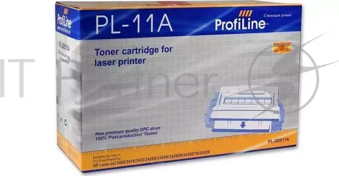 Картридж PL-Q6511A/710 для принтеров HP LJ 2400/2410/2420/2420d/2420n/2420dn/2420dtn/2430n Canon Laser Shot LBP 3460 6000 копий PROFILINE HP LJ ProfiLine