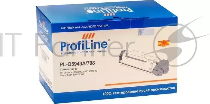 Картридж PL-Q5949A/708 для принтеров HP LJ 1160/1320/1320N/3390/3392/Canon LBP 3300 2500 копий PROFILINE HP LJ ProfiLine