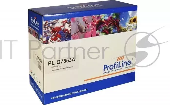 Картридж PL-Q7563A для принтеров HP Color LaserJet 2700/3000/3000N/3000DN/3000DTN Magenta 3000 копий PROFILINE HP ProfiLine
