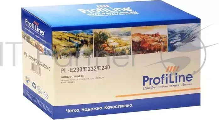 Картридж PL-E230/E232/E240 для принтеров Lexmark E230/E232/E234/E238/E240/E330/E332/E340/E342/X340/X342/X203/X204 2500 копий PROFILINE ProfiLine