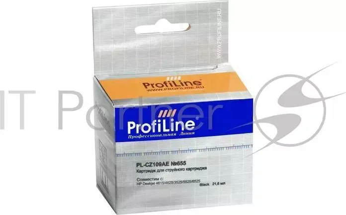 Картридж PL-CZ109AE №655 для принтеров HP Deskjet 4615/4625/3525/5525/6525 AiO Black водн PROFILINE HP ProfiLine