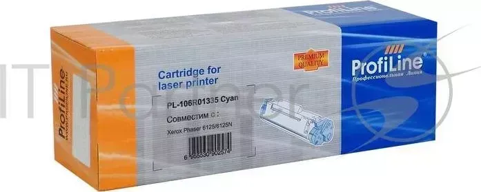 Картридж PL-106R01335 для принтеров Rank Xerox Phaser 6125/6125N Cyan 1000 копий PROFILINE ProfiLine