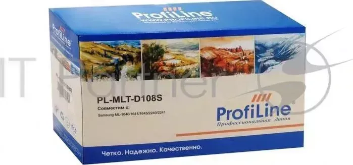 Картридж PL-MLT-D108S для принтеров Samsung ML-1640/1641/1645/2240/2241 с чипом 1500 копий PROFILINE с ProfiLine