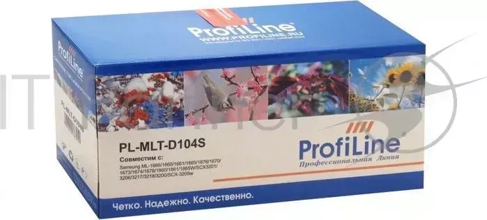 Картридж PL-MLT-D104S для принтеров Samsung ML-1666/1660/1661/1665/1676/1670/1673/1674/1678/1860/1861/1865W/SCX3201/3206/3217/3218/3200/SCX-3205w 1500 PROFILINE копий Pr