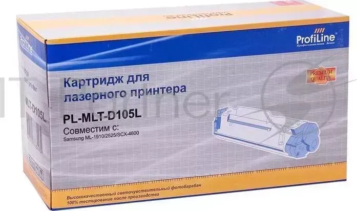 Картридж PL-MLT-D105L для принтеров Samsung ML-1910/1915/2525/2525W/2580N SCX-4600/4623F/4623GN SF650 2500 копий PROFILINE ProfiLine