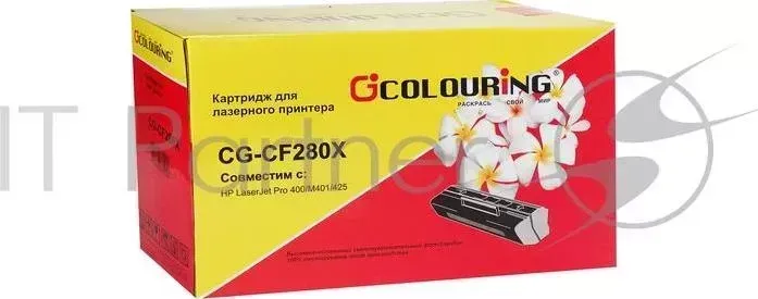 Картридж CG-CF280X для принтеров HP LaserJet Pro 400/M401/425 6900 копий COLOURING HP