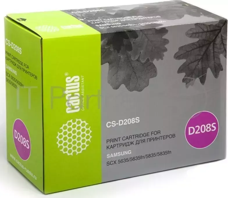Картридж CACTUS CS D208S для принтеров Samsung SCX 5835FN/5635FN