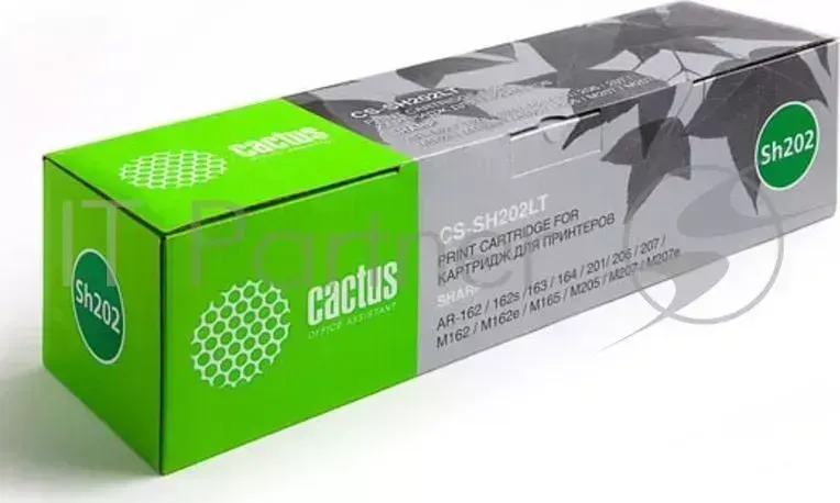 Картридж CACTUS CS SH202LT для принтера Sharp AR 162/162s/163/164/201/206/207 , черный,13000 стр