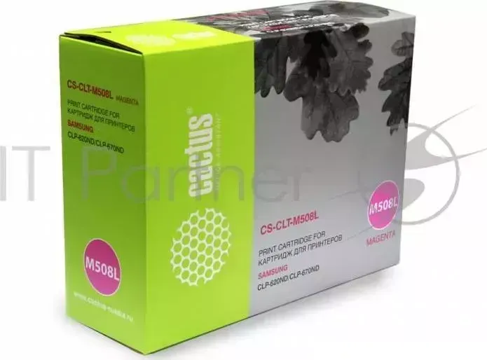 Картридж CACTUS CS CLT M508L для Samsung CLP 670ND 4000 страниц пурпурный