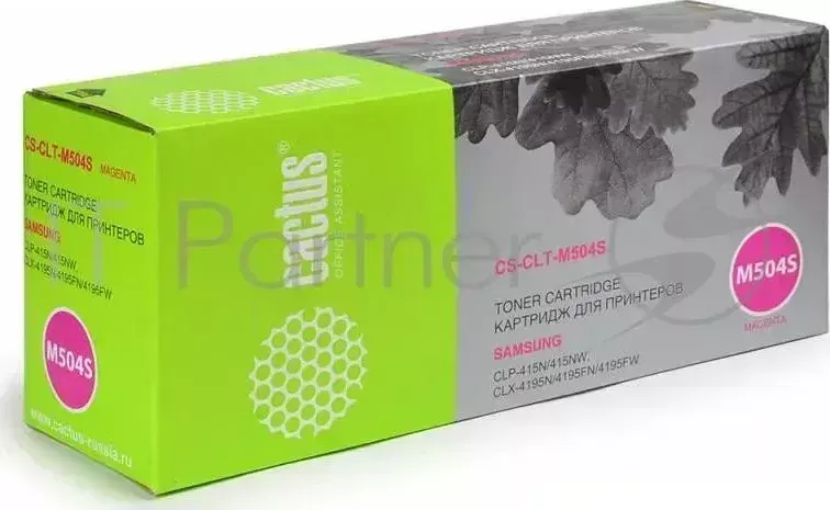 Картридж CACTUS CS-CLT-M504S для Samsung CLP 415N/ CLX 4195FW/ 4195FN 1800 страниц пурпурный